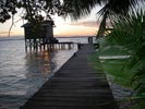 Sunset on Tobacco Caye, Belize.  Callyn D. Yorke