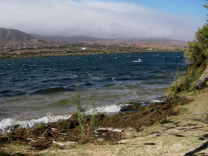 View of Lake Palmdale from the northeast shore, looking southwest (1100 hrs.) © 2009 Callyn Yorke