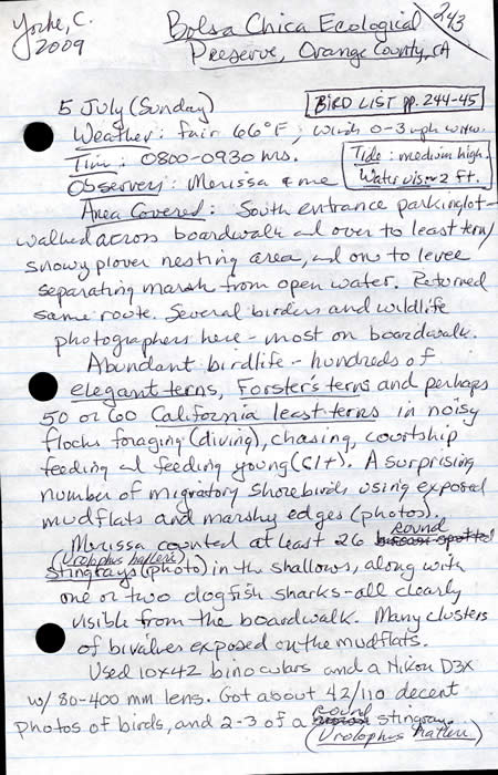 Notes Page 243