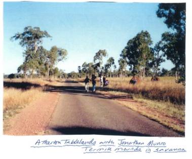 students investigating termite mounds, Atherton Tablelands, Australia: Callyn Yorke